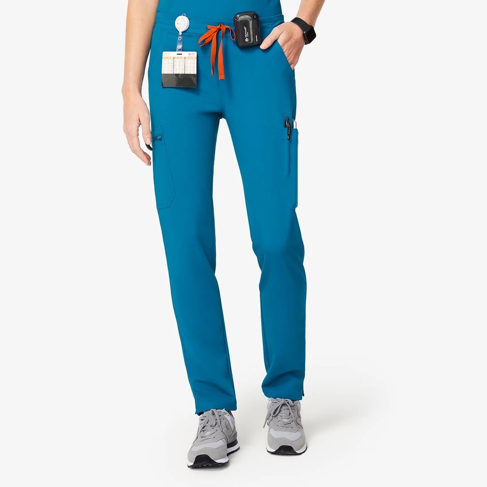 FIGS YOLA‎ Skinny Scrub Pants Women's XXS Alps Blue
